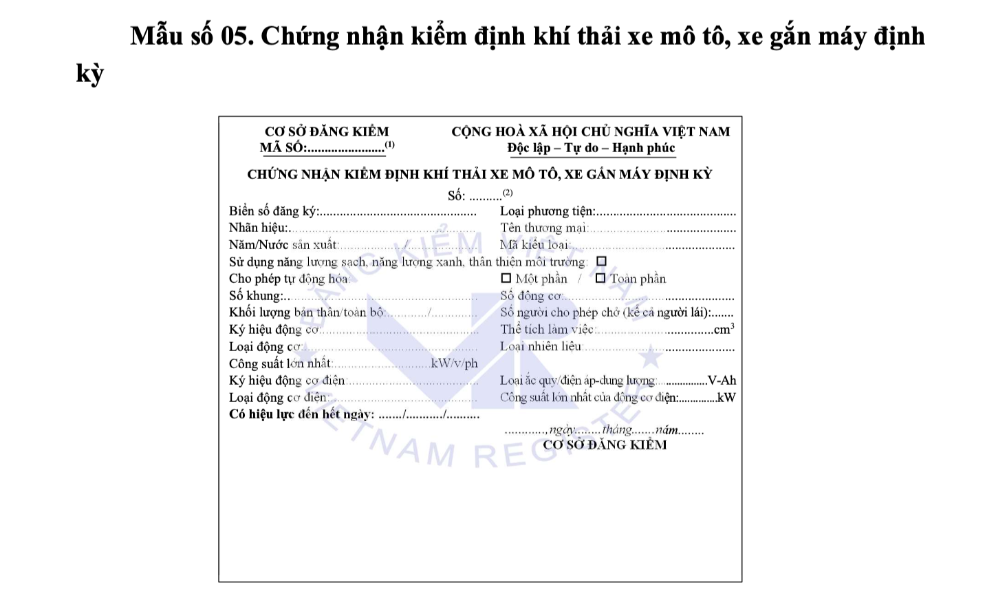 Mô tô, xe gắn máy trên 5 "tuổi" sẽ phải kiểm định khí thải định kỳ- Ảnh 2.