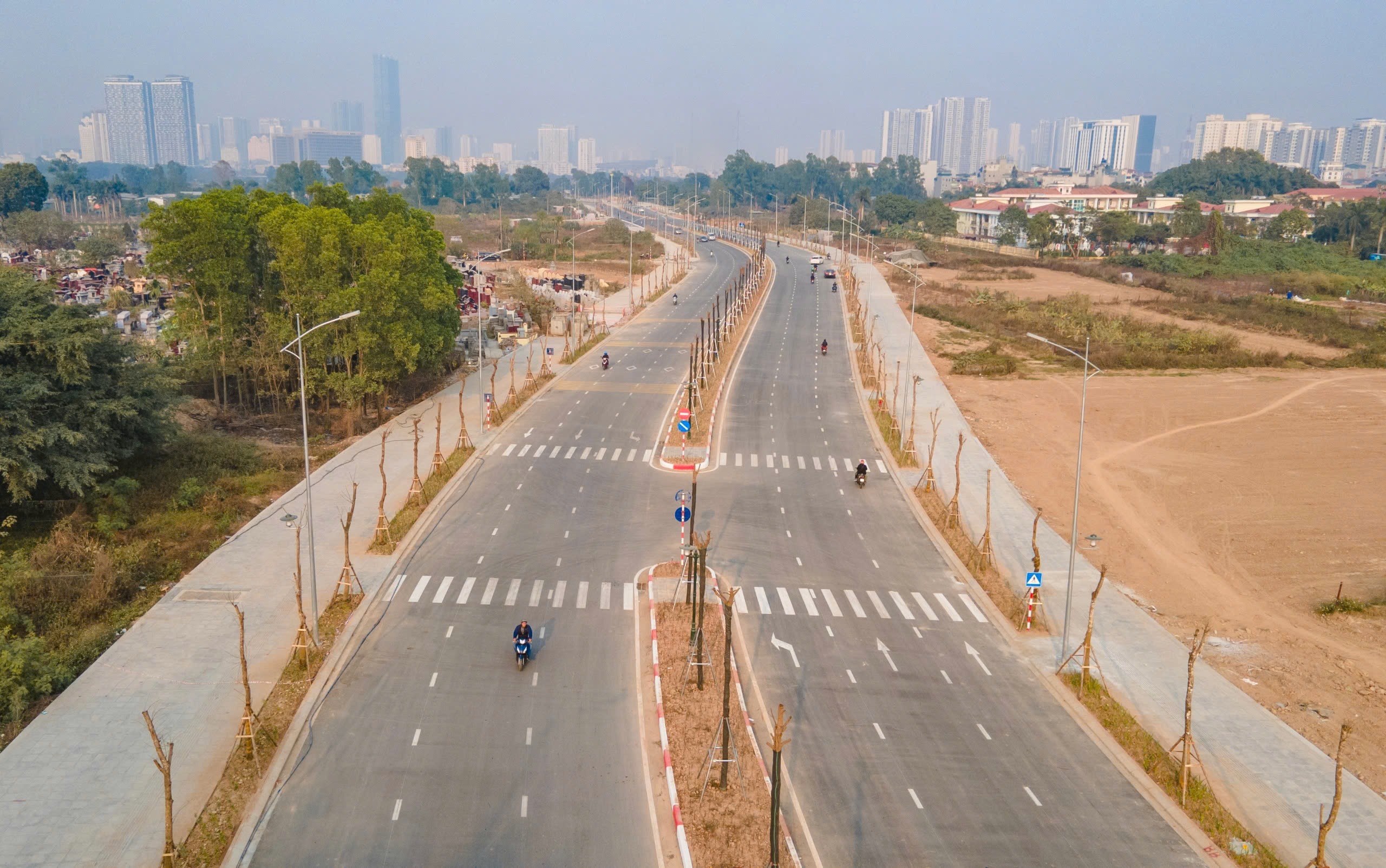 Cận cảnh đường Lê Quang Đạo trước ngày tạm thời thông tuyến- Ảnh 5.