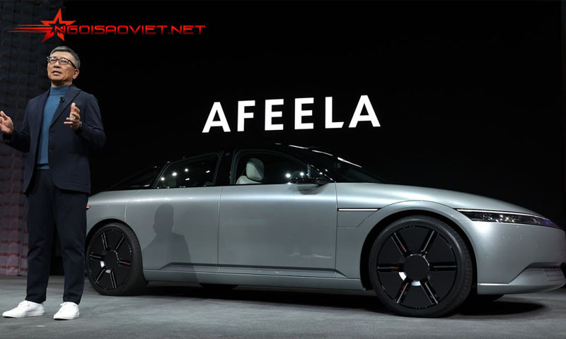 Mẫu sản phẩm xe điện Afeela có thiết kế hiện đại tiện dụng