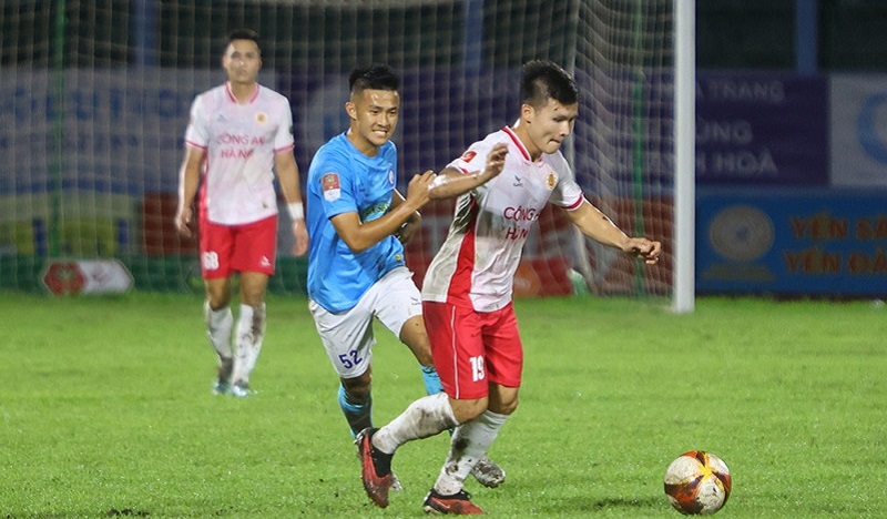 Pha kiến tạo của Quang Hải không thể giúp Công An Hà Nội ghi điểm tại trận đấu