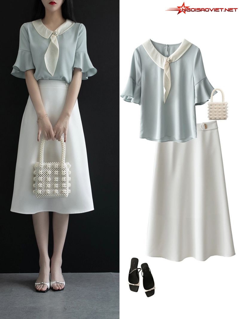199+ Mẫu váy đầm công sở đẹp 2023 đa dạng kiểu dáng