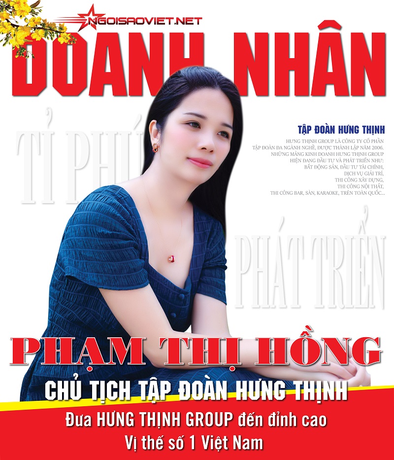 Bà Phạm Thị Hồng tổng giám đốc tập đoàn Hưng Thịnh