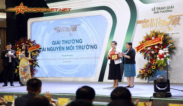 Giải thưởng Nhân Tài Đất Việt lĩnh vực tài nguyên môi trường