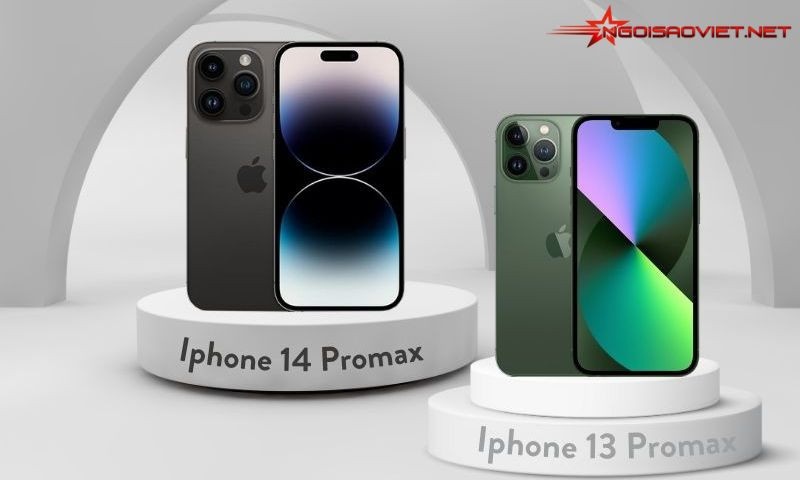 So sánh phiên bản Iphone 13 Promax và Iphone 14 Promax